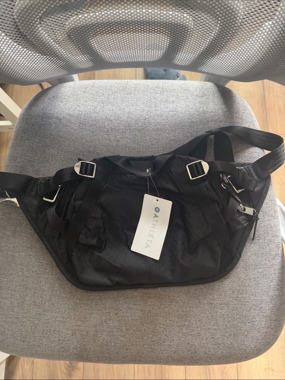Athleta Black Crossbody Waist Pack